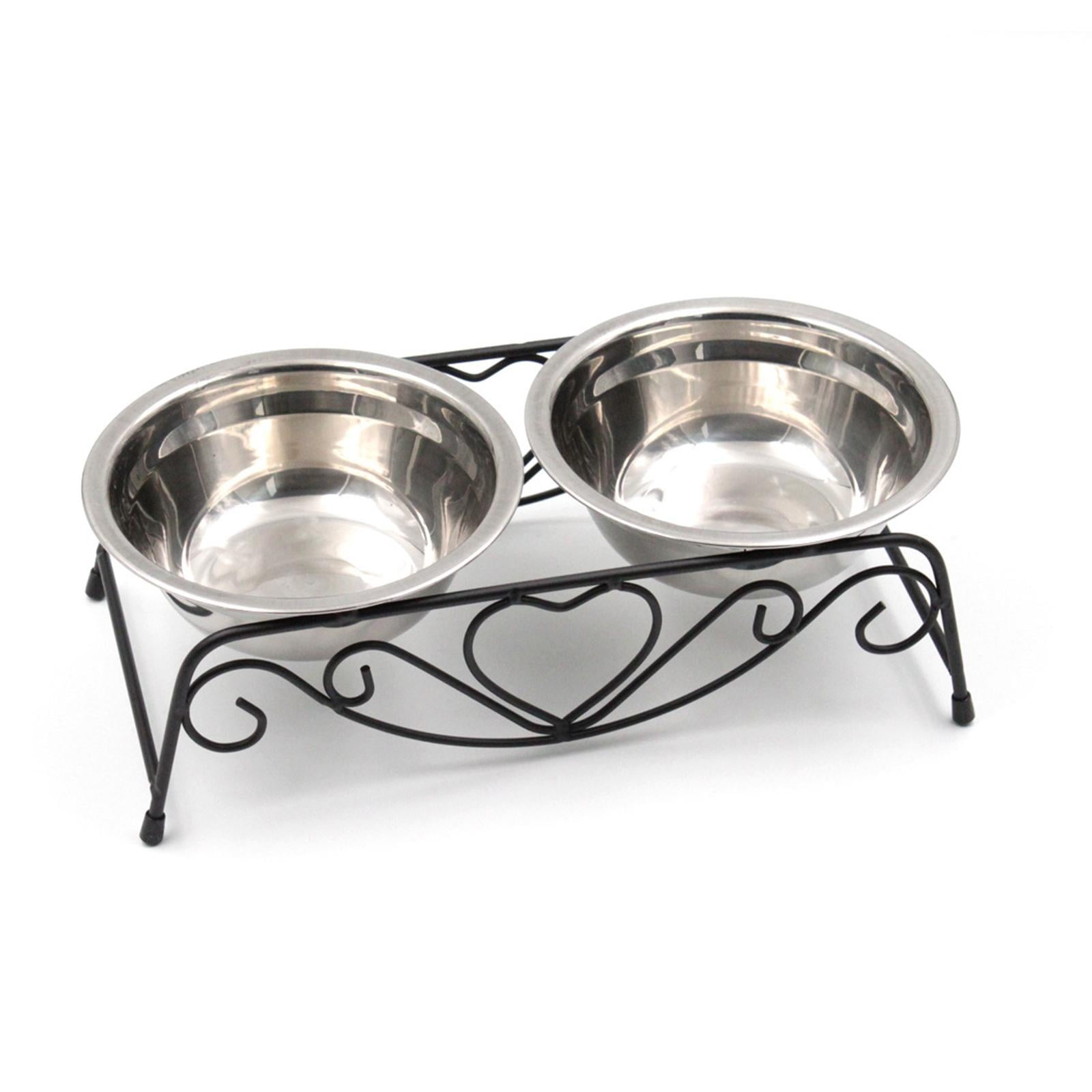 Dog Bowls Elevated Stand Pet Feeding Dish Pet Bowls Tilted Cat Dog Bowl Dish Pet Feeder And Waterer for Puppy Small Medium Large Dogs