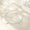 thumbnail image 3 of Riguas Women Anklet Double-Layered Adjustable Design Heart Beads Decor Adjustable Circumference Beach Anklet, 3 of 8