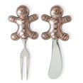 thumbnail image 1 of Boston International NOO17072 Gingerbread Man Fork & Spreader, Set of 2, 1 of 1