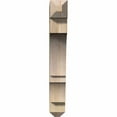 thumbnail image 2 of Ekena Millwork 6"W x 34"D x 42"H Balboa Craftsman Rough Sawn Bracket, Douglas Fir, 2 of 13