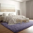 thumbnail image 2 of TWINNIS Soft Fluffy Rugs for Bedroom,Shaggy Area Carpets for Livingroom Kid Room,5'x8',Gray Purple, 2 of 6