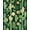 Green Gold, Pattern 11, variant on ODIKA 8'x10' Washable Area Rug Non-Slip Chair-Friendly Mat Botanical Mid Print Monstera Motif Forest Sunset Abstract Round for Dining Room, Large Office, Lounge