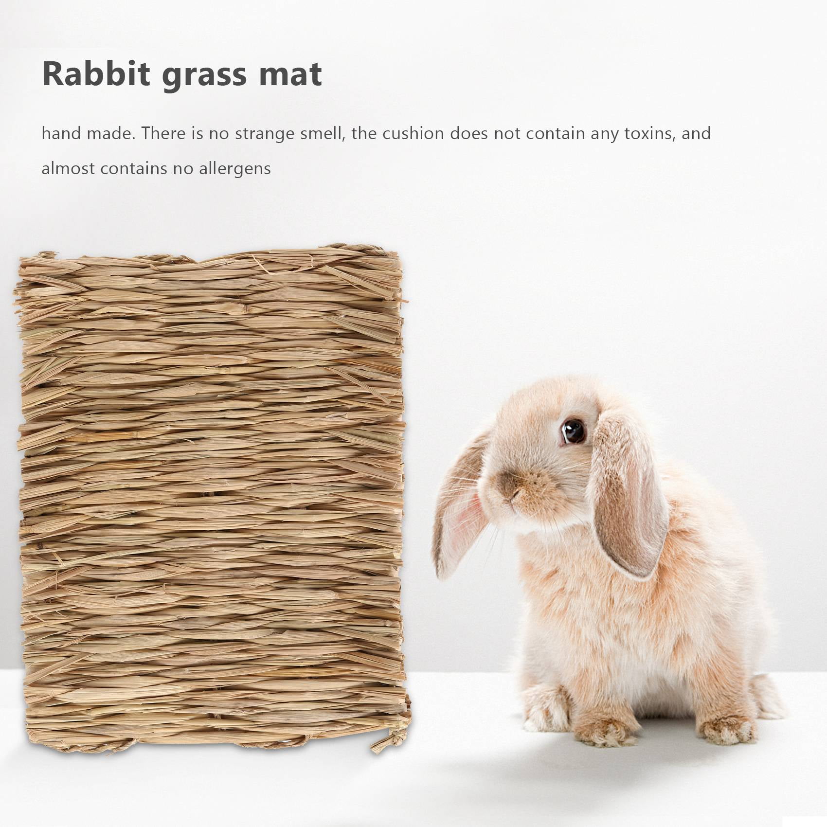 Rabbit Mat,Grass Mats For Rabbits,Safe & Edible Rabbit Mats For Cages
