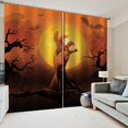 thumbnail image 3 of Cortinas de miedo Impresoras 3D Casa Decoración Drapes Halloween Mano Decoraciones de Navidad Bar Accesorios para cocina Cuarto de baño S 2 piezas sidaley HA011127-01, 3 of 7
