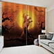 thumbnail image 3 of Cortinas de miedo Impresoras 3D Casa Decoración Drapes Halloween Mano Decoraciones de Navidad Bar Accesorios para la cocina Baño M 2 Piezas Inevent HA011127-02, 3 of 7