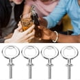 thumbnail image 5 of 8 Pieces Bottle Opener Kit Metal Bottle Opener DIY Craft Beer Bottle Opener Blank Bottle Opener, 5 of 5