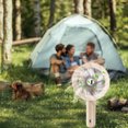 thumbnail image 6 of Hwkond Handheld Fan Mini Portable Fan Silent Powerful Handheld Fan Cute Design 3 Speed Small Desk Fan With Base Lightweight USB Rechargeable Fan on Clearance, 6 of 8
