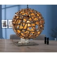 thumbnail image 6 of Modern Home Nautical Natural Driftwood Ceiling 16" Ball Pendant Light - Seaside Ocean Beach Chandelier, 6 of 7