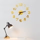 thumbnail image 3 of Reloj de pared DIY: adhesivo de espejo 3D, mecanismo silencioso, funciona con pilas, para decoración del hogar o la oficina, 3 of 3
