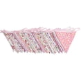 thumbnail image 3 of Guirnalda triangular JIALITFUN de 10 m con banderines de algodón rosa, 3 of 6