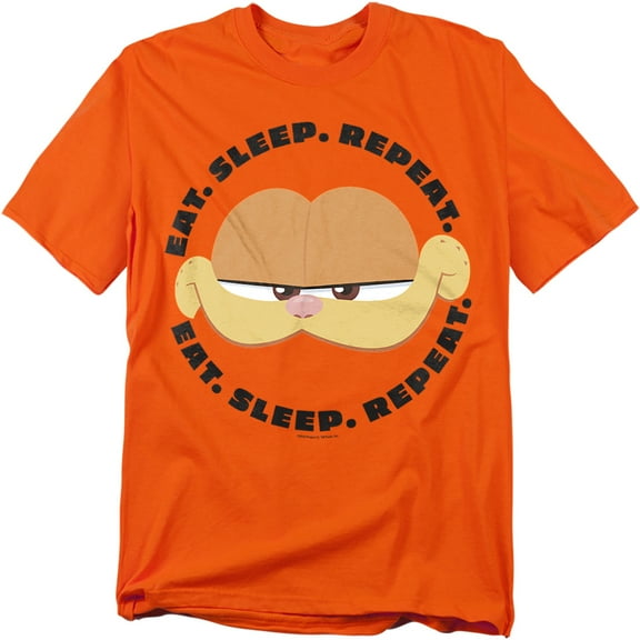 Garfield (2024) T-Shirt Movie Eat Sleep Repeat Unisex Graphic Tee for Men & Women