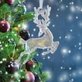 thumbnail image 1 of Xihbxyly Colgante de Árbol de Navidad, Decoración Transparente Brillante, Artesanía Exquisita, Adorno Colgante con Escena Navideña, Cálido Recuerdo de Fiesta, Mejora El Estado de Ánimo Festivo, 1 Pie, 1 of 7