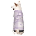 thumbnail image 1 of Balery Floral Purple Buffalo Plaid Sudadera con Capucha para Perros Pequeños – Ropa para Mascotas, Disfraz para Perros y Gatos, Ideal para Fiestas y Cosplay-Large, 1 of 7