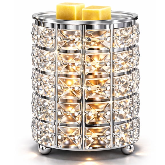 Leyoue Wrought Iron Crystal Wax Melt Warmer Electric Oil Burner Wax Warmer