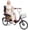 18" Red-Single Rider, variant on Akaber Adult Tricycle, 20 Inch 3-Wheel Bikes Carrying Passengers and Cargo, Trike for Adults with Front Baskets for Women, Seniors, Men, Low Step-Through Tricycle, Easy Assembly Video Guide