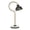 Black Spotlight Solid Round 7" x 13" x 22", variant on DecMode 19" Spotlight Black Desk Lamp with Black Metal Shade