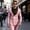 Pink, variant on Men's 2-Piece Jacquard Tuxedo Suit - Slim Fit Blazer, Vest & Pants with Black Bow Tie for Wedding Prom Party