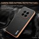 thumbnail image 3 of AZNS For Honor Magic7 5G Case Electroplating Carbon Fiber Texture PU + TPU Phone Cover - Green, 3 of 5