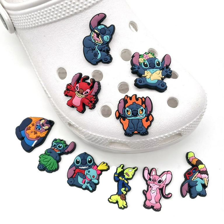  40 Pack Croc Charms for Stitch Girls Boys Kids for