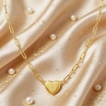 thumbnail image 4 of Love Magnetic Necklace Spring Buckle Pendant,Adjustable Length Design,High-Quality Material,Magnetic Closure Easy To Wear,Elegant Versatile Accessory For Lovers Gift Anniversary, 4 of 6
