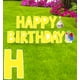 thumbnail image 1 of Feliz Cumpleaños Media Hoja Amarilla Advanced Graphics Modelo 3658, 1 of 1