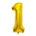 thumbnail image 3 of Ncheli Number Balloons, Gold, 10 Count, 1 Pack, 3 of 6