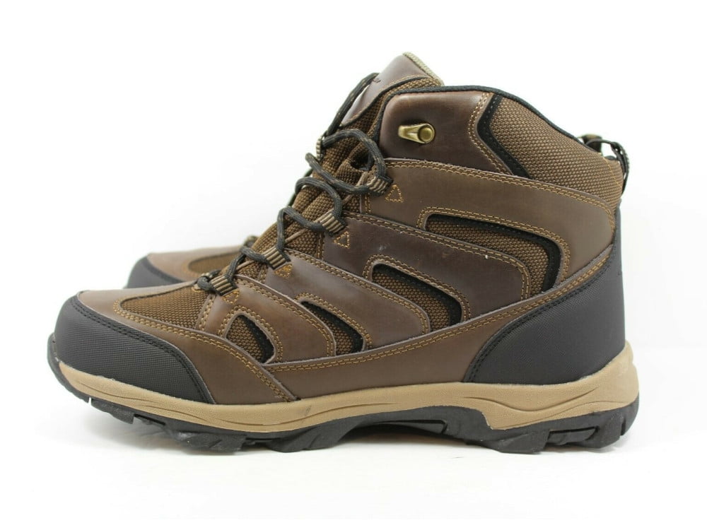 WATERPROOF LEATHER BROWN MENS HIKING BOOTS ALL SIZES GENTS WALKING BOOTS 