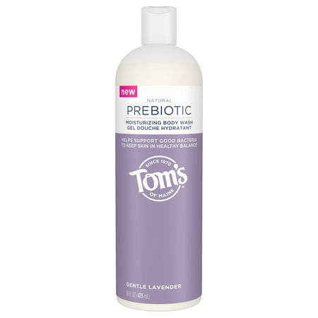 Tom’s of Maine Prebiotic Moisturizing Natural Body Wash, Gentle Lavender, 16 oz.