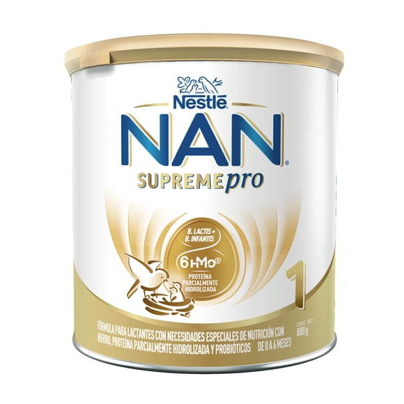 Fórmula para lactantes NAN Supreme Pro etapa 1 de 0 a 6 meses 800 g