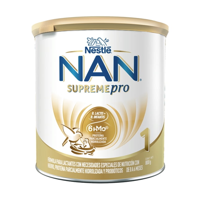 Fórmula para lactantes NAN Supreme Pro etapa 1 de 0 a 6 meses 800 g