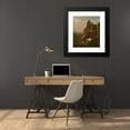 thumbnail image 4 of Johann Heinrich Roos 20x23 Black Modern Framed Museum Art Print Titled - Shepherdess and Flock in Front of Antique Ruins (1667), 4 of 5