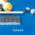thumbnail image 4 of GSE Games & Sports Expert 12-Pack of Billiard Pool Cue Chalks. Pool Cue Table Accessories for Home Games, Bar, Club, Tournaments (6 Colors Available), 4 of 8