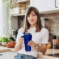 thumbnail image 2 of TNYXORIX Tumbler With Handle 40 oz Insulated Tumbler With Lid And Straw For Water Or Ice Coffee Cup Reusable Stainless Steel Water Bottle Travel Mug,Gifts for Women Men Her Him-Navy, 2 of 8