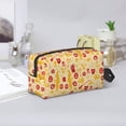 thumbnail image 6 of Uemuo Halloween Elements Pattern Portable Toiletry Bags with Handle, Waterproof travel Make up Bags for Women, Large Capacity Travel Cosmetic Bags, 6 of 9
