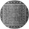 thumbnail image 1 of Ahgly Company Indoor Round Oriental Gray Industrial Area Rugs, 3' Round, 1 of 4