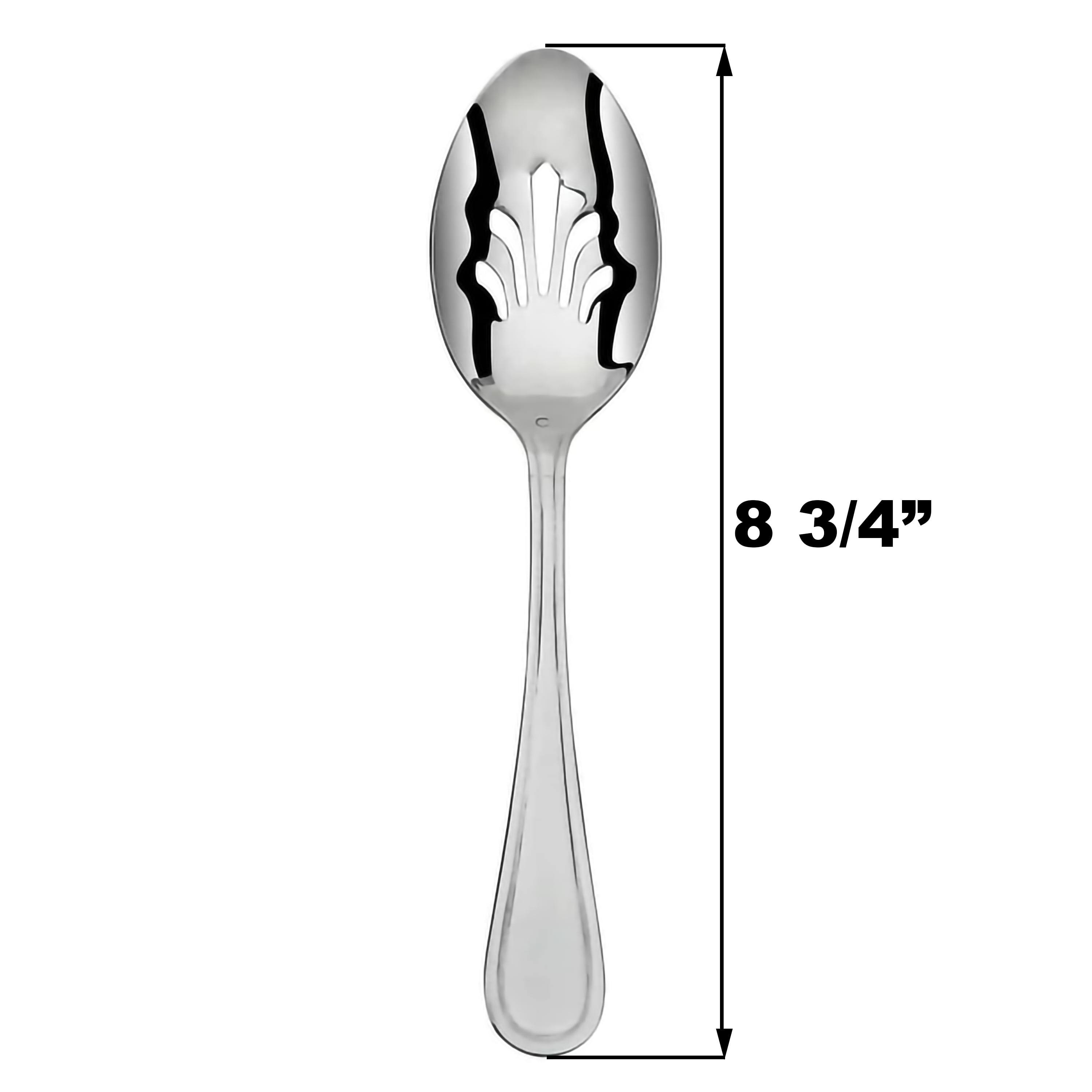 Mainstays Stainless Steel Slotted Serving Spoon, Silver, 1-Piece