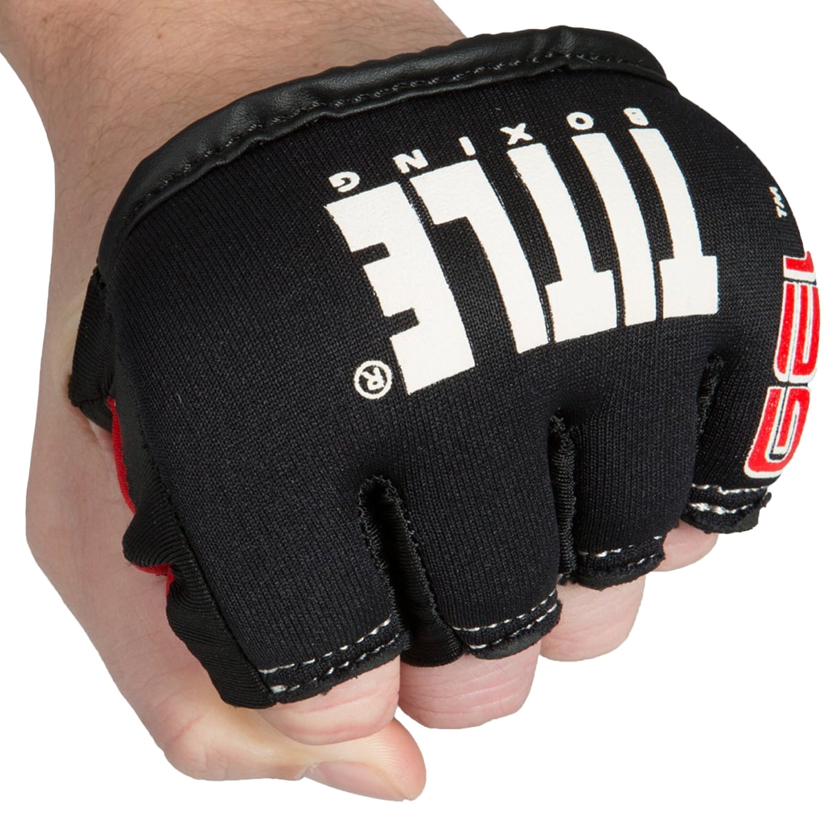 Black PFG Boxing Gel Iron Fist Guard Slip-On Custom Form Fit Knuckle Shields 