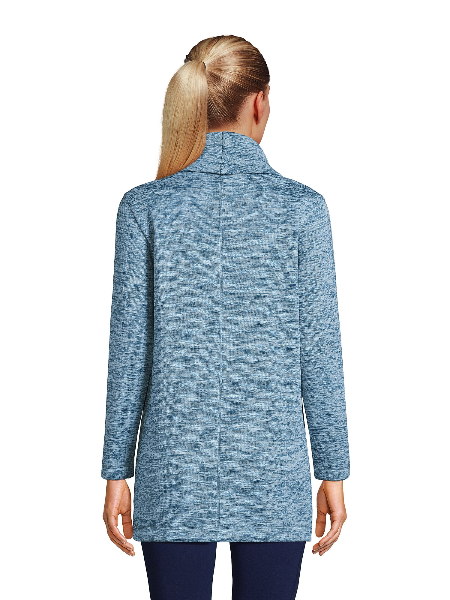 lands end cowl neck fleece