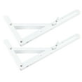 thumbnail image 1 of Pliant Support Triangulaire, 2pcs 2 Charnières Pliable Partition Étagère Support Charnière Pliable Efficacité Maximisée, 1 of 14