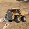 thumbnail image 3 of Interesting Engineering Vehicles Remote Control Bulldozer and Loader Set (9-Channel), 2.4GHz RC Construction Vehicles, Made of Metal Alloy, with Cool Lights and Sound Effects, 3 of 6