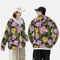 thumbnail image 6 of Fotbe Colorful Roses Men's Women's UPF 50+ Sun Protection Jacket Hooded Cooling Shirt with Pockets Hiking Outdoor Performance-3X-Large, 6 of 9
