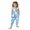 Light Blue, variant on HNMKIU Kids Romper Jumpsuit Summer Sleeveless Halloween Cartoon Print Loose Fit Girls Casual Outfit Daily Wear Playwear Toddler Children Clothes Light Blue - 3-4Years