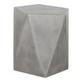 thumbnail image 2 of Moe's Home Collection Gem Contemporary Stone Outdoor Stool in Gray, 2 of 4