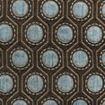 thumbnail image 3 of Clubhouse Orbit Brown, Beige and Blue Luxury Throw Pillow, 3 of 3