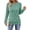 Green, variant on SUNBS Women's Long Sleeve Tunic Blouses Fall Button Side Ruched Shirts Crewneck Casual Tops Fashion Clothes