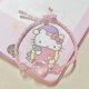 thumbnail image 2 of Pulsera de resina rosa con diseño de gato Hello Kitty para mujer y niña, cuerda rosa tejida hecha a mano, etiqueta de la suerte de plata, regalo de joyería, 2 of 4