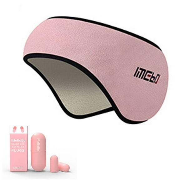 Sleep Mask Blackout With Ear Muffs For Sleeping Luxury Eye Relaxing Sleep· J6L0
