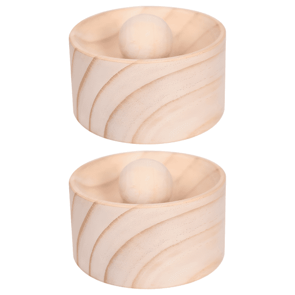2 Pcs Dumpling Maker, Round Wrapper Press Tool For Home Diy Bao Buns, Kitchen Dough Mould For Ravioli Empanadas, Beige