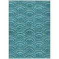 thumbnail image 2 of Addison Rugs Chantille Indoor/Outdoor Transitional Geometric, Abstract Teal Washable Rectangle Rug, 9' x 12', 2 of 6
