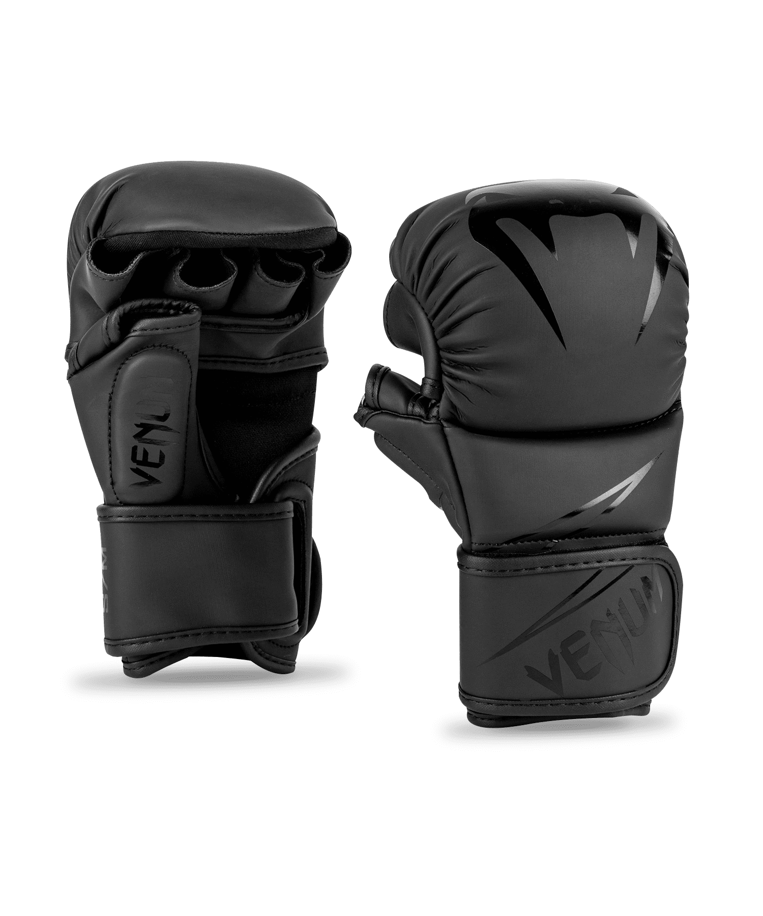 BLE/BLK MMA Safety Sparring Gloves in Genuine Leather Quality Free Shipping 
